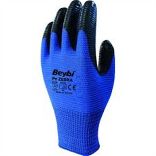 BEYBİ NİTRİL ELDİVEN PL9 KIRMIZI SİYAH 10